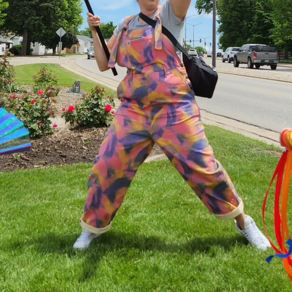 Funky Colored Lucy & Yak Overalls
